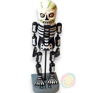 Target 2010 Halloween RIP Skeleton Nutcracker 14.5"